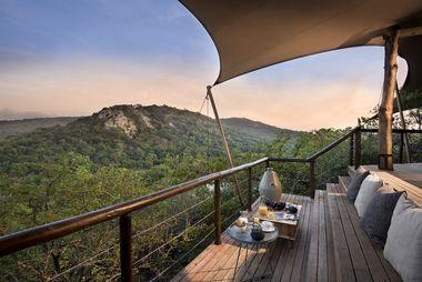 Phinda Rock Lodge - Uitzicht van Dek - Zuid-Afrika