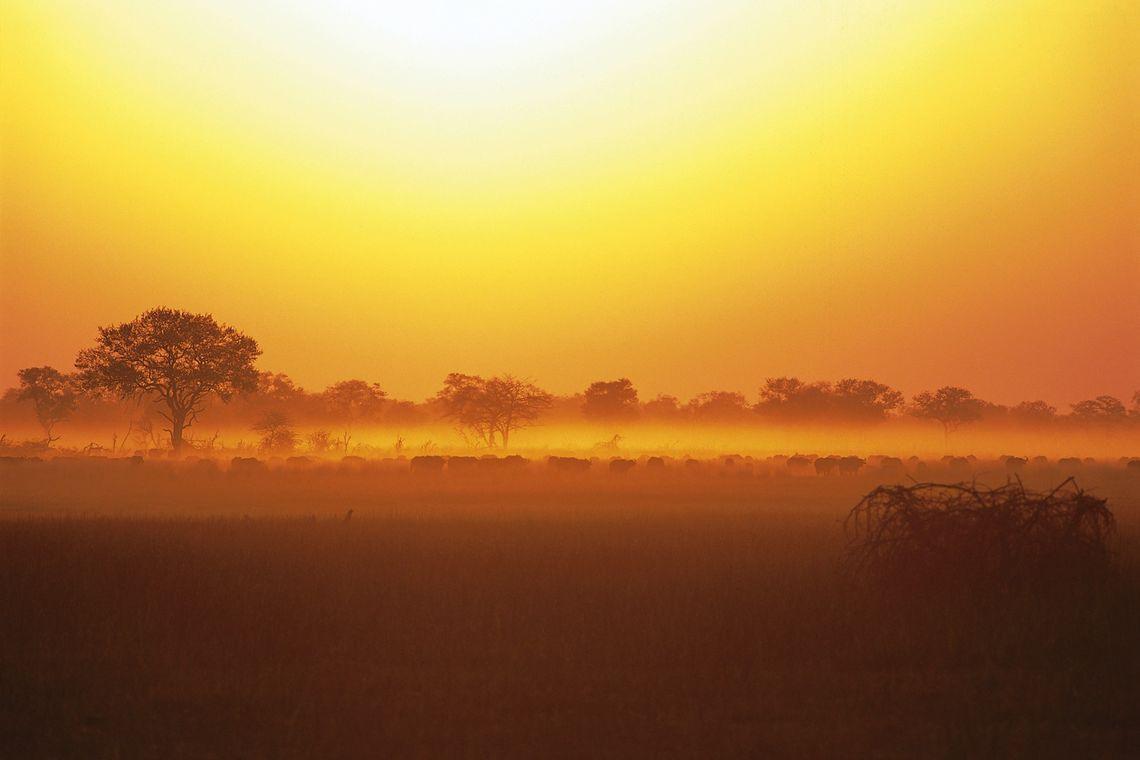 Sunset - Zonondergang - Namibie