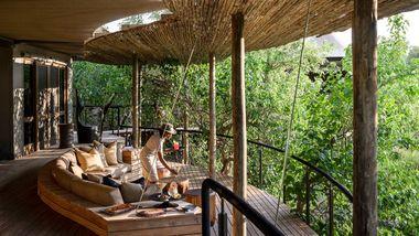 Xigera Safari Lodge | Botswana | Balkon