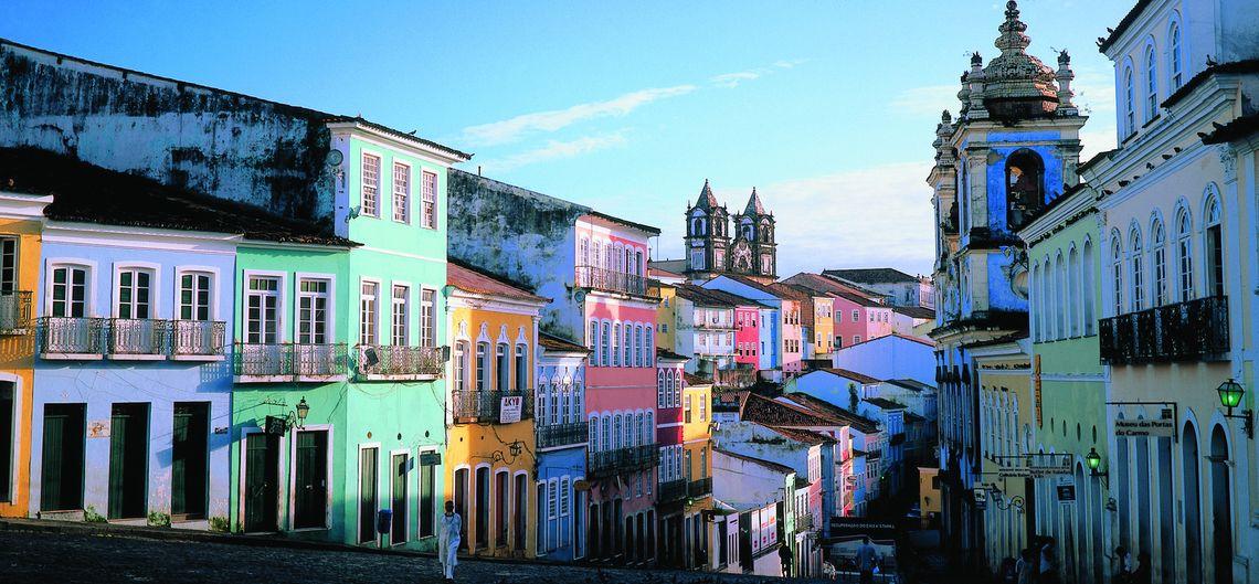 Brazilie - gekleurde huizen