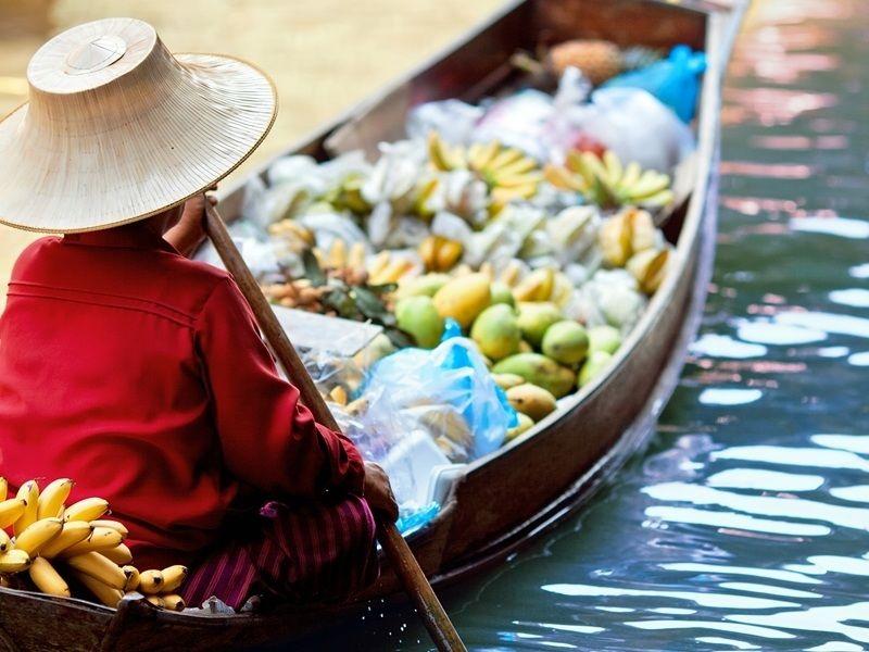 Floating market - Thailand - Food