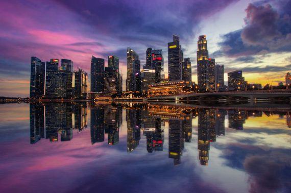 Singapore by night - Azië