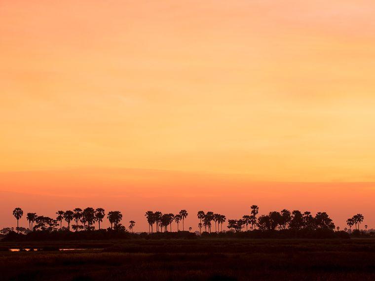 Zoutpannen - Botswana - Sunset  - Afrika