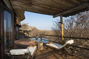 Little Ongava - Namibie - Balkon- Uitzicht