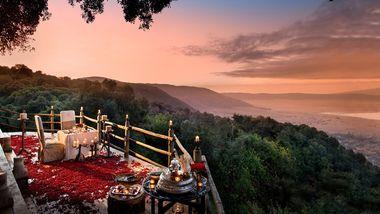 AndBeyond Ngorongoro Crate Lodge - Tanzania - Terras - Uitziht