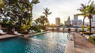 The Peninsula - Bangkok - Thailand - Zwembad2