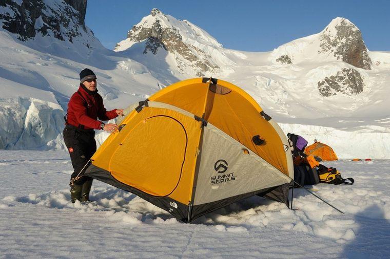 Antarctica Zuidpool kamperen