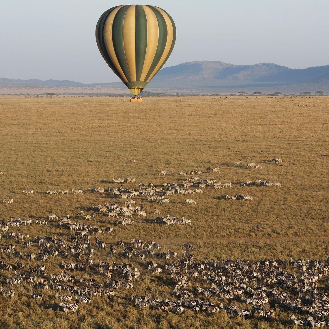 Serengeti - Ballonvlucht - Tanzania