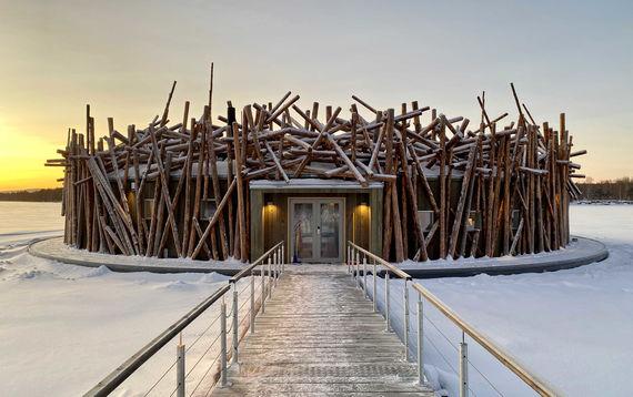 Arctic Bath Hotel - Lapland - Zweden - Buitenkant