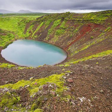 Kerið crater IJsland
