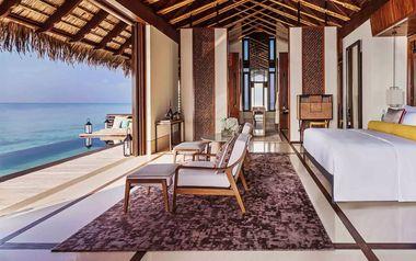 water villa with pool bedroom kingbed oceanview