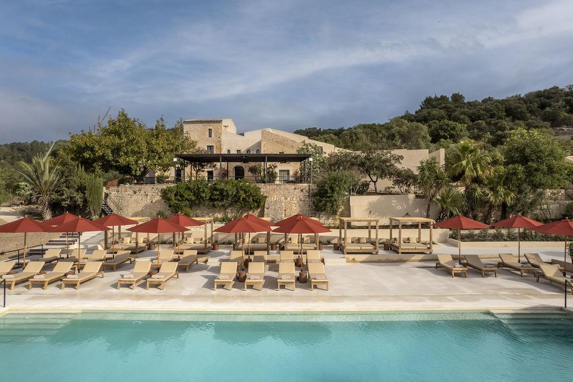 The Lodge Mallorca Pool with Lounge Chairs